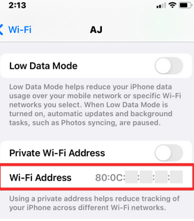 正宁苹果正宁mac维修如何在iPhone查找MAC地址