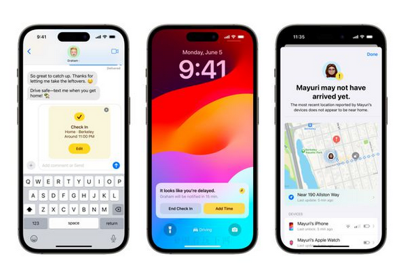 正宁苹果维修站分享如何在iPhone上使用平安确认功能 