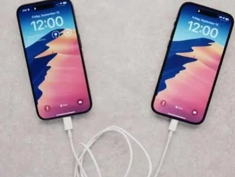 正宁苹果15维修店分享iPhone15可以给安卓充电吗 