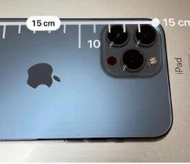 正宁苹果14维修分享如何使用iPhone14测距仪测量身高 