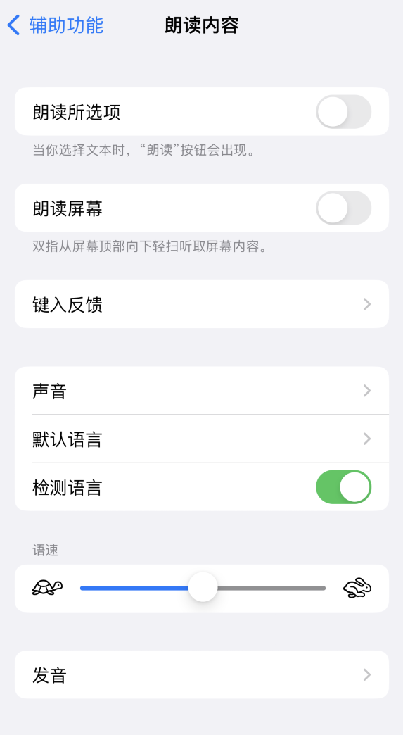 正宁苹果服务网点分享iOS 16 小技巧：让 iPhone 朗读屏幕上的内容或所选择的文本 